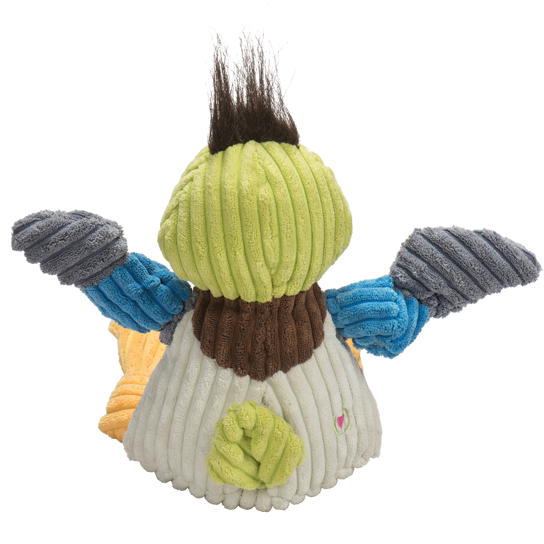 Dilly Duck Knottie® plush durable knotted dog toy with Tuffut Technology and squeakers