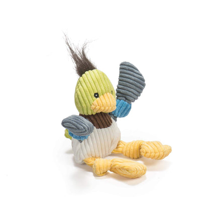 Dilly Duck Knottie® plush durable knotted dog toy with Tuffut Technology and squeakers