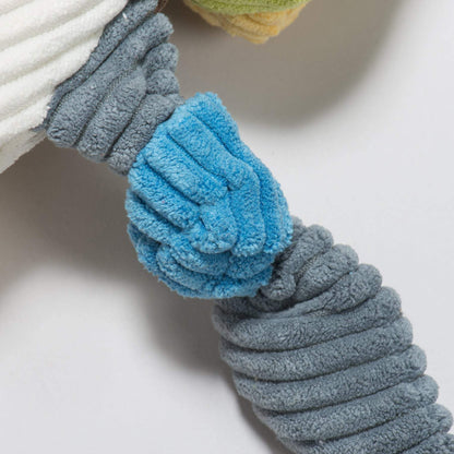 Dilly Duck Knottie® plush dog toy with durable knotted design and Tuffut Technology® lining