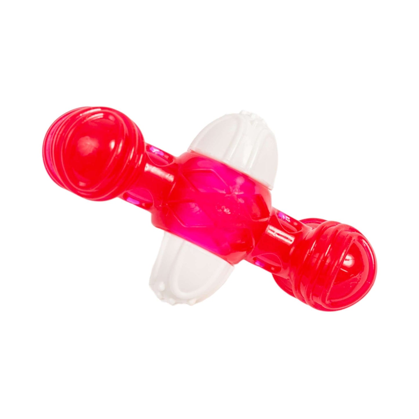 Country Living TPR & Nylon durable dog chew toy with quacking sound and multi-textured surface