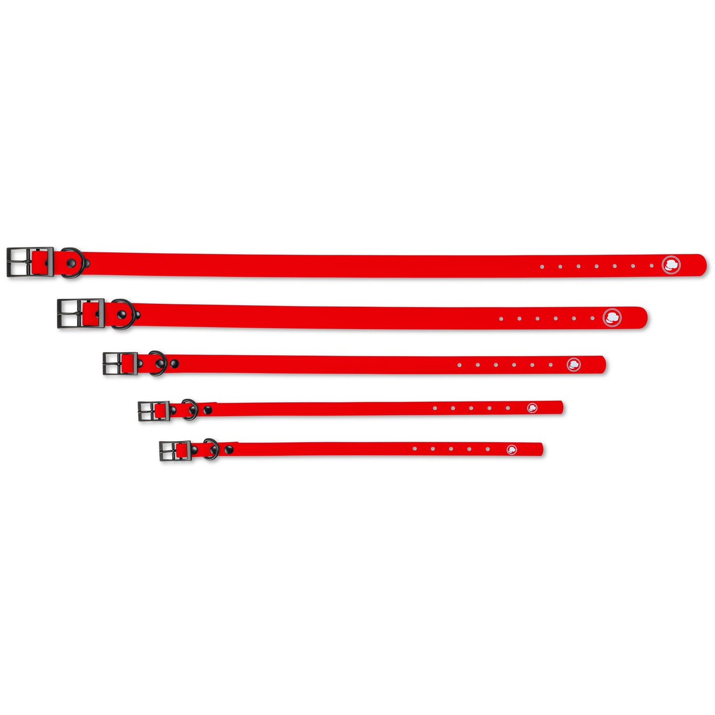 The Modern Dog Company - Ruby Red Collar (Weather + Odor Resistant)