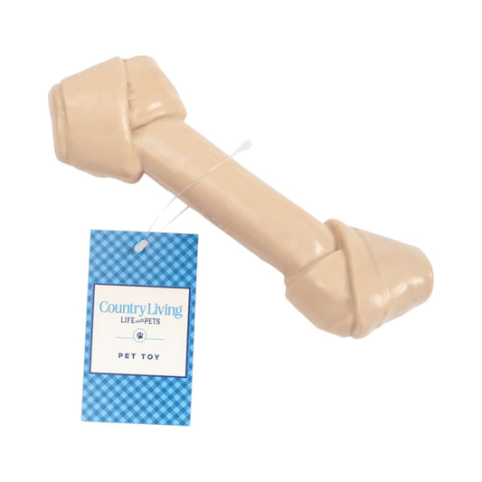 Country Living Nylon Bone durable rawhide-shaped chew toy for dogs promoting oral health and stress relief