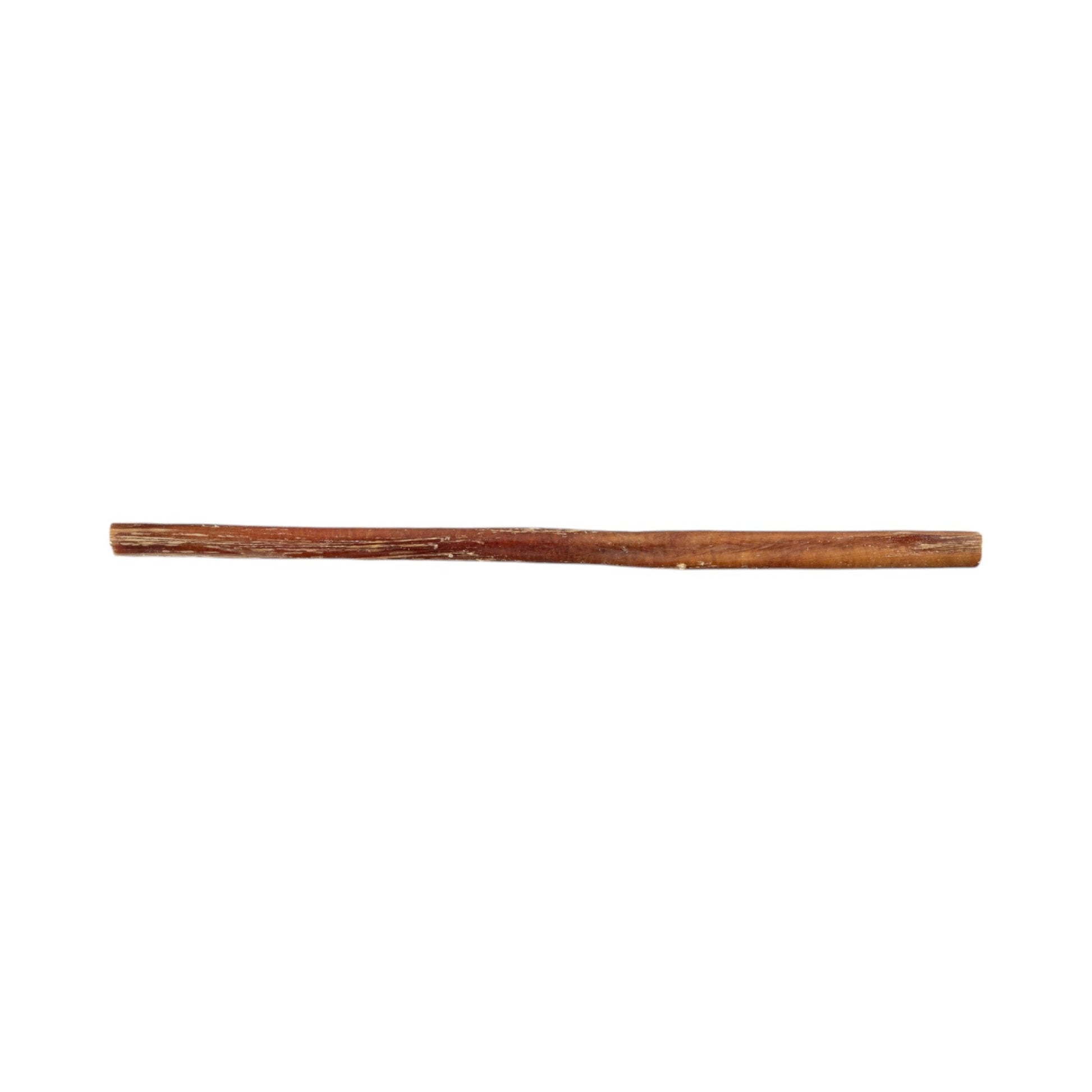 All-natural beef bully stick dog treat 12-inch thin single stick nutrient-rich high protein odor-free chew