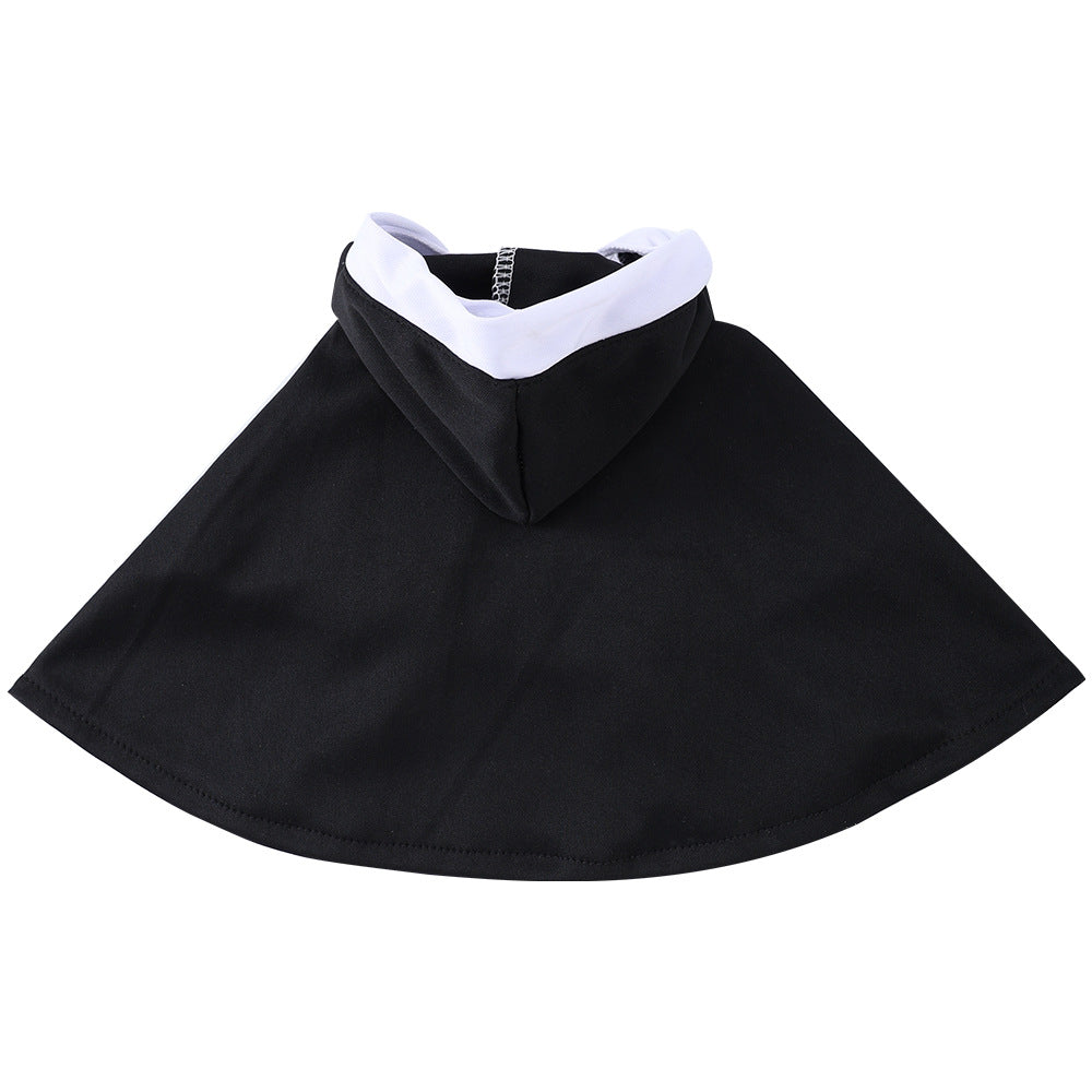 Cat Halloween Decoration Nun Cloak Dog