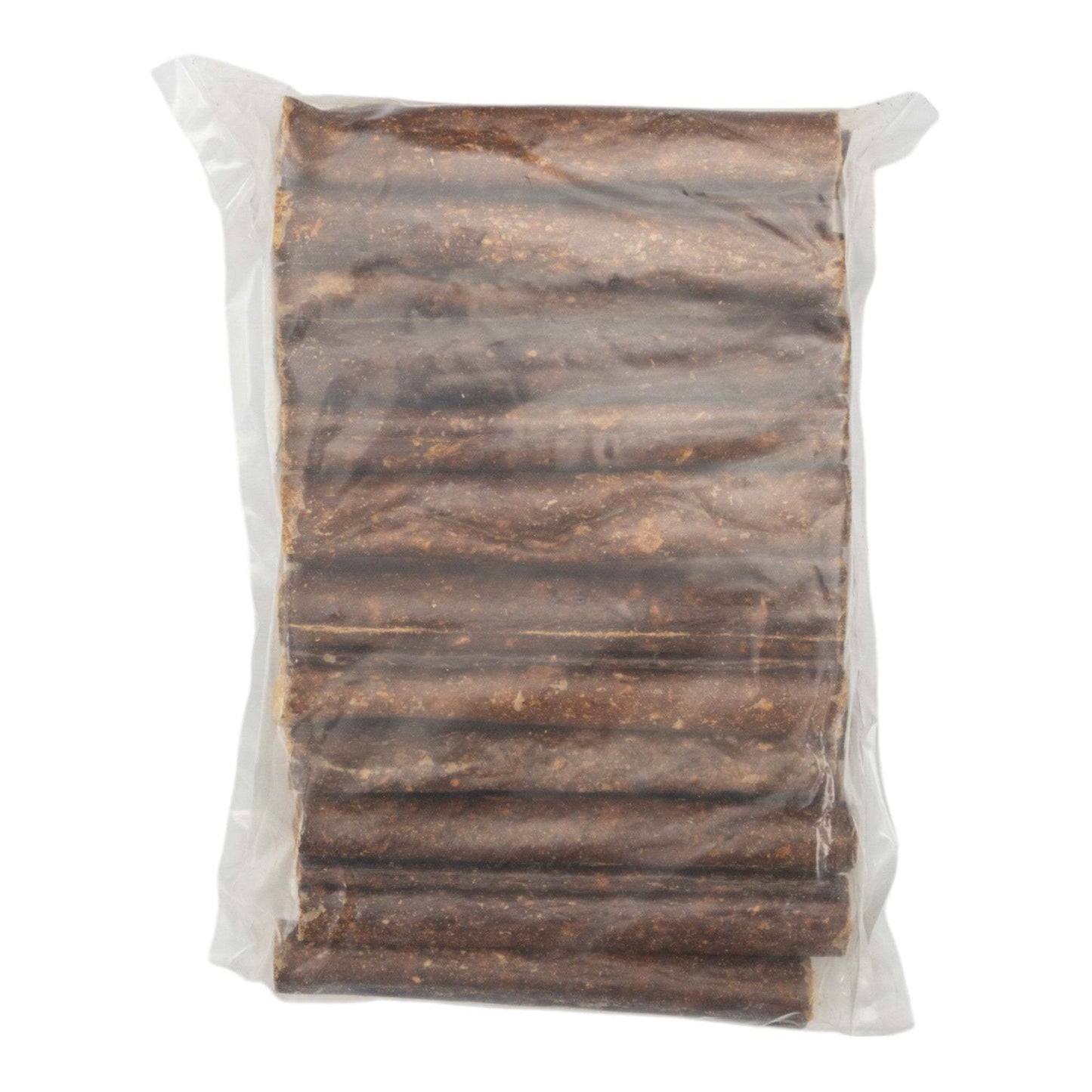All-natural beef sausage dog treats high in protein and nutrients, 6-inch premium chews for dogs