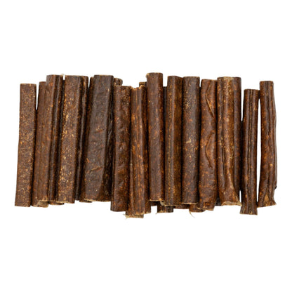 All-Natural Beef Sausage dog treats 6-inch premium protein chews pack of 25