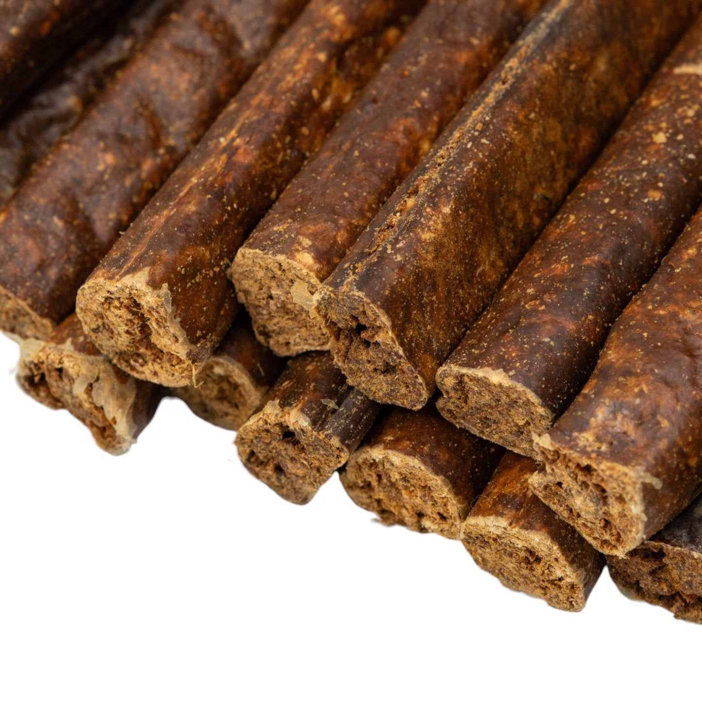 All-Natural Beef Sausage dog treats, 6-inch premium beef chews high in protein and nutrients