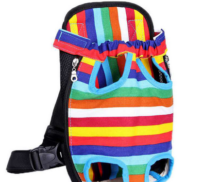 Adjustable pet carrier backpack for small dogs and cats under 15LB with breathable mesh and safety features for travel and outdoor activities