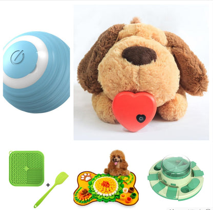 Smart Dog Toy Ball Electronic Interactive Pet Toy Moving Ball USB Automatic Moving Bouncing For Puppy Birthday Gift Cat Product