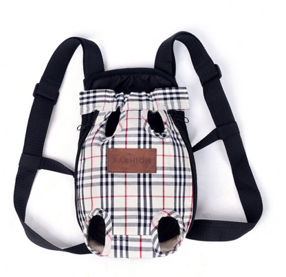 Adjustable pet carrier backpack for small dogs and cats under 15LB with breathable mesh and secure fit for travel and outdoor activities