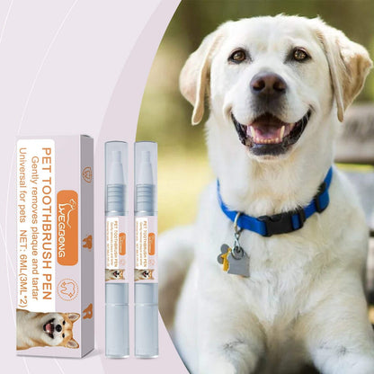 Pet Toothbrush Pen for dogs and cats removing tartar and bad breath