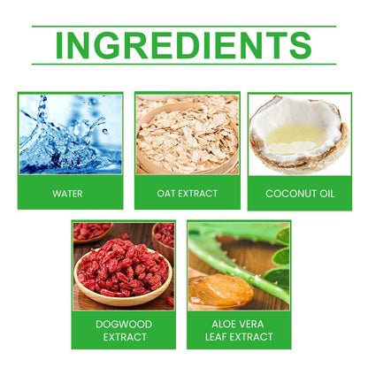 Dog and cat tooth wipes with natural ingredients like dogwood extract, oat extract, coconut oil, and aloe vera for fresh breath and tartar removal