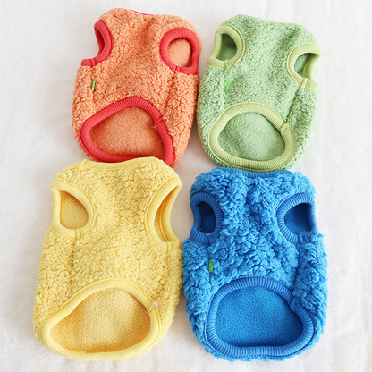 Dinosaur Thermal Vest Pet Fleece Clothing