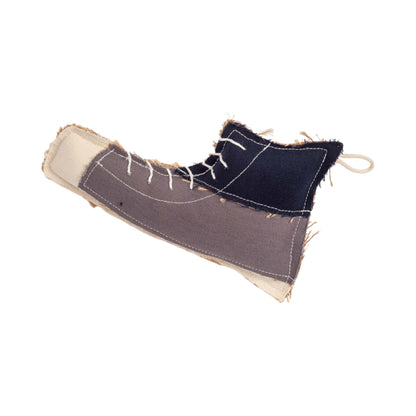 Country Living Canvas & Jute shoe-shaped durable and non-toxic dog chew toy for small to medium dogs