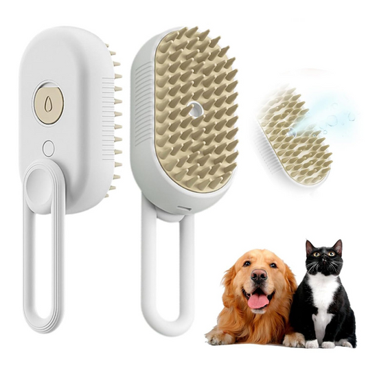 GroomBrush-The All-in-One Pet Grooming Mist Brush