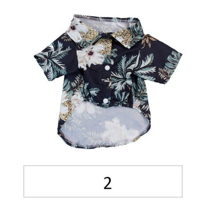 Hawaiian Pet Shirts - Stylish Summer Dog & Cat Shirts, Coconut Print