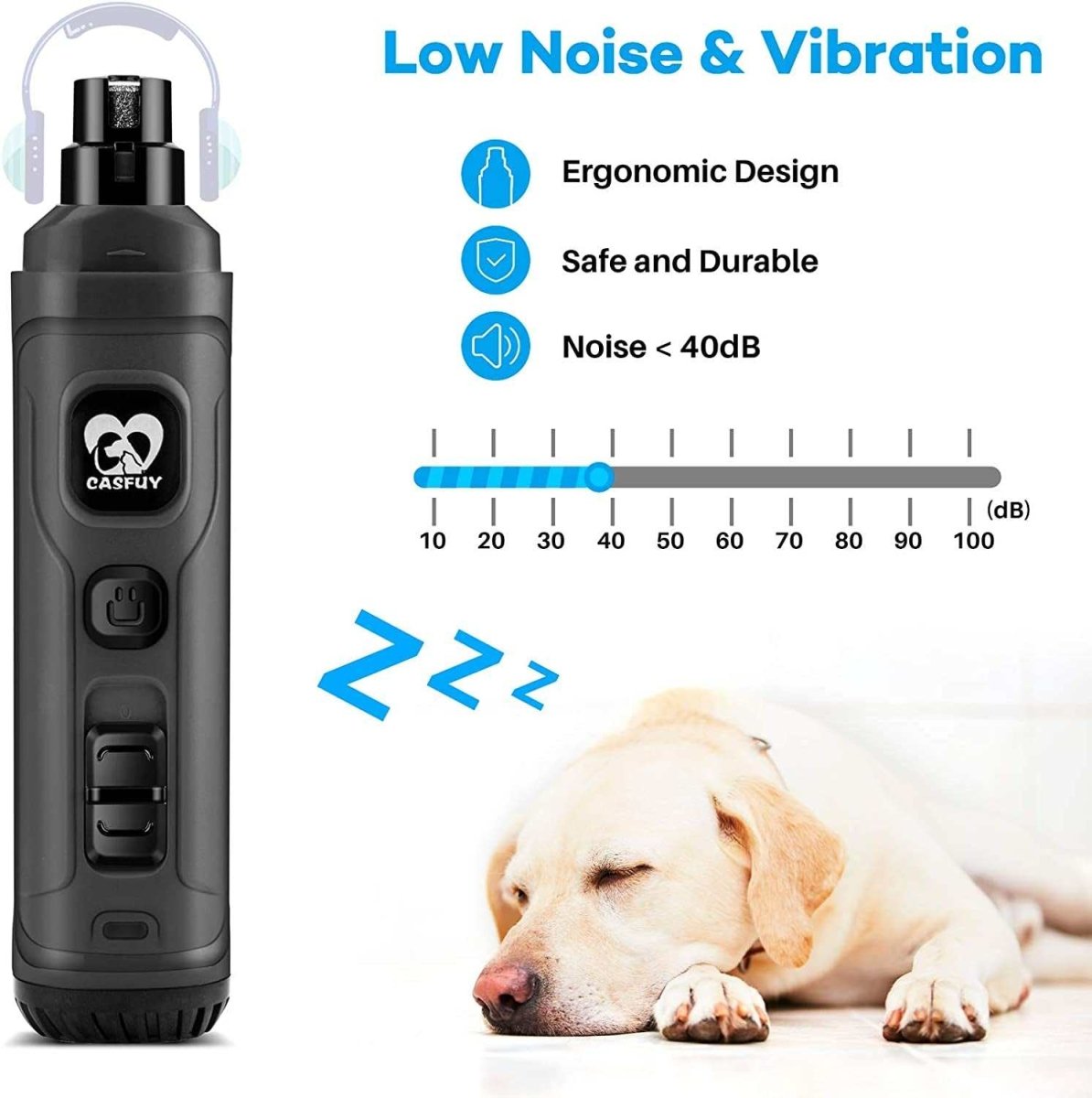 Dog nail easier with 2 LED Light