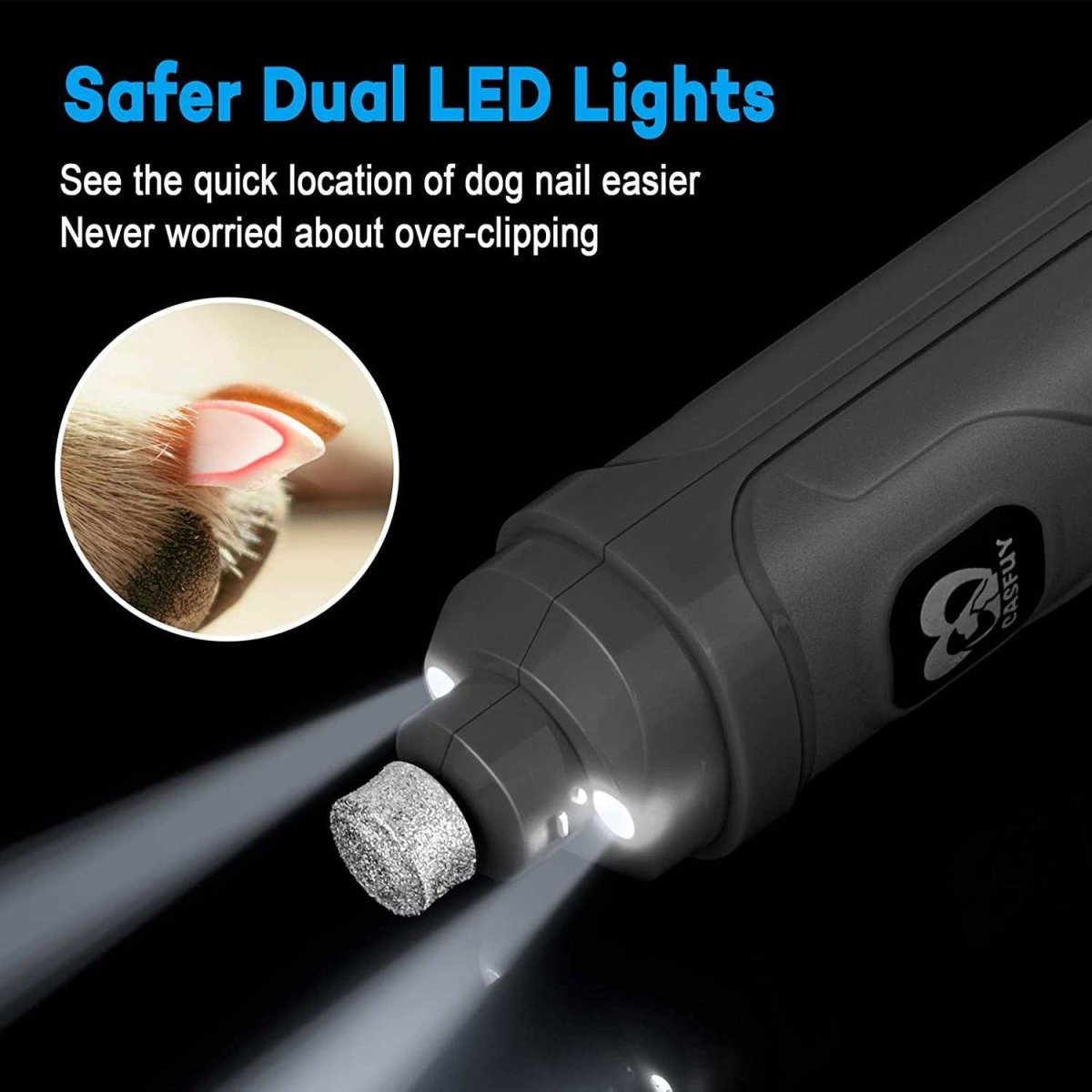 Dog nail easier with 2 LED Light