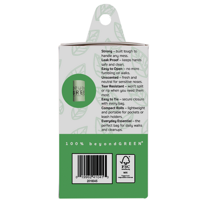 45 count durable dog poop bags in compact, easy-to-carry packaging for mess-free pet waste disposal