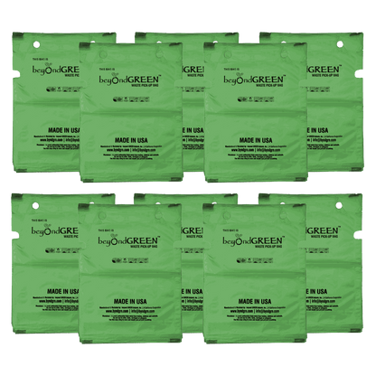 100-pack dog poop bags refill for single-pull park dispenser, durable and leak-resistant