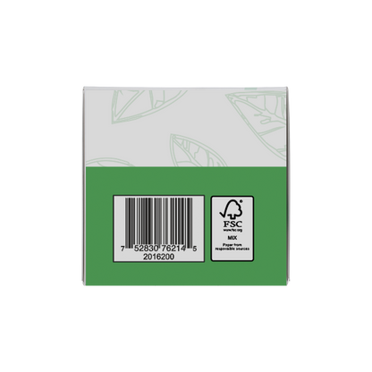 Roll of 200 durable and leak-resistant dog waste bags with FSC-certified recyclable packaging