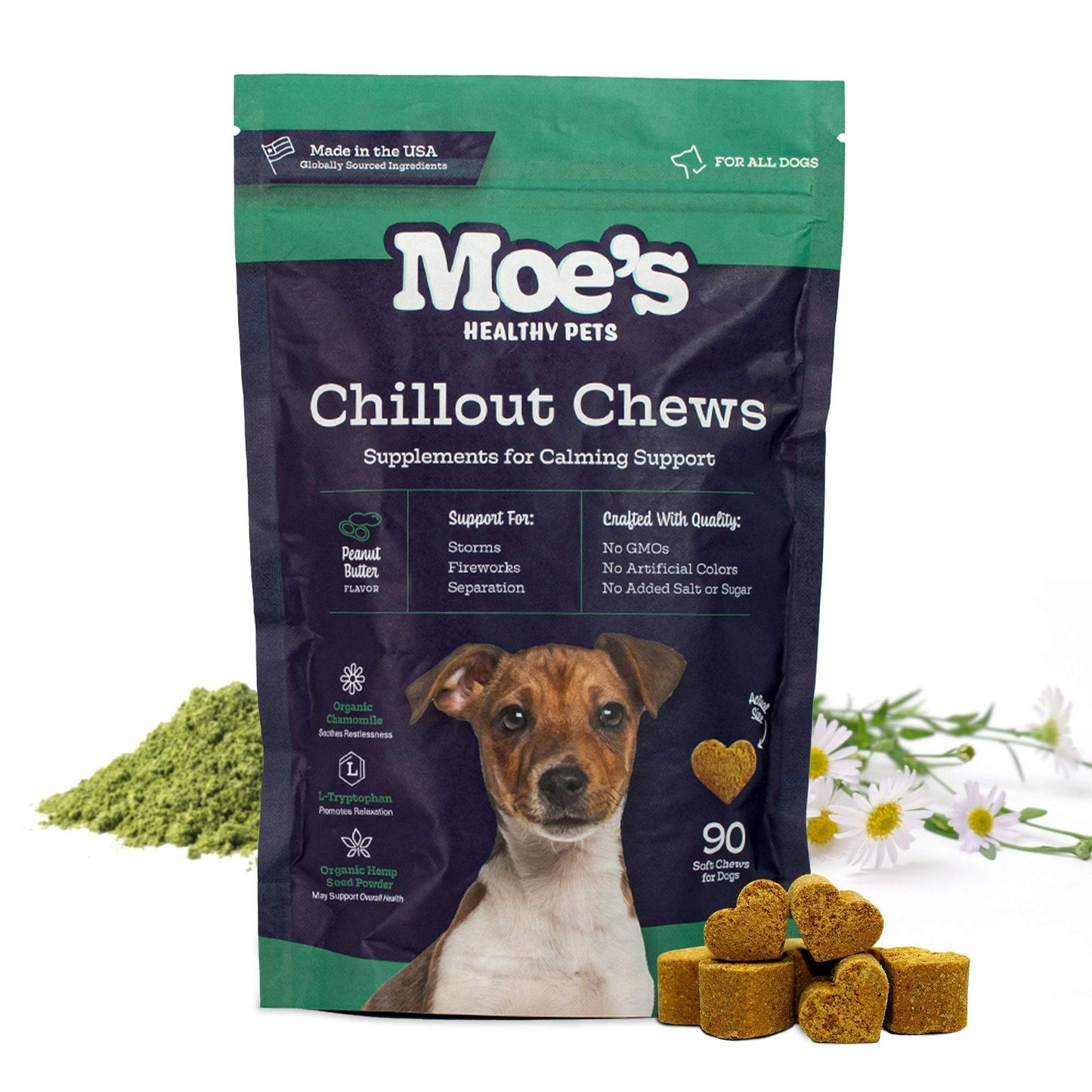 Chillout Chews for Dogs - Natural Stress Relief and Anxiety Support