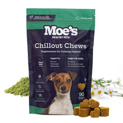 Chillout Chews for Dogs - Natural Stress Relief and Anxiety Support
