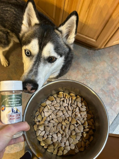 Freeze-Dried Beef Liver Pet Food Topper | 2.5 oz