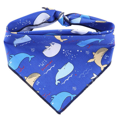 Dog scarf triangle scarf