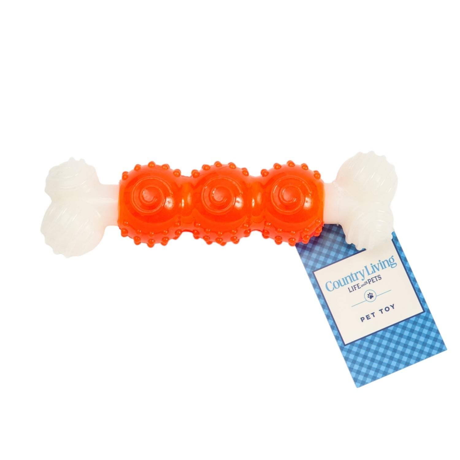 Country Living Bone-a-Treat Dog Chew Toy – Durable & Fun Dental Care