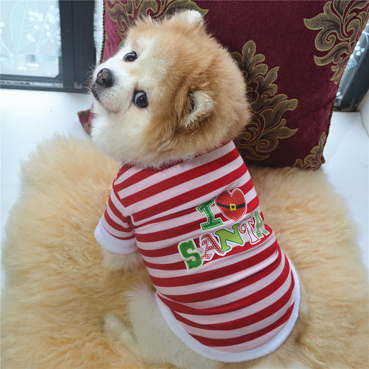 Christmas Terry Dog Sweater