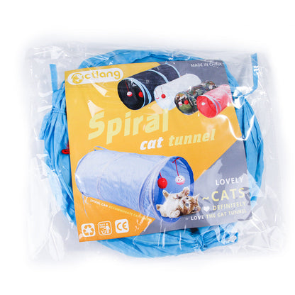 Pet supplies cat ring paper two-way tunnel can accommodate folding cat channel