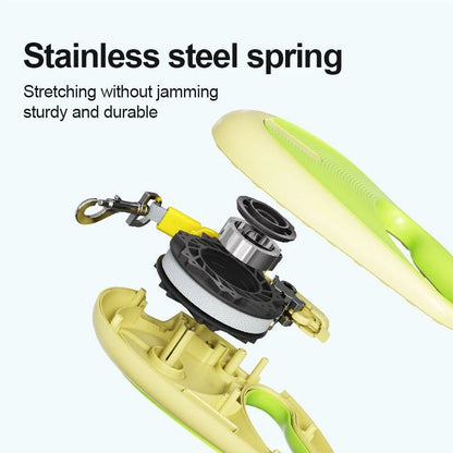 3m green automatic retractable nylon durable pet leash for small dogs and cats