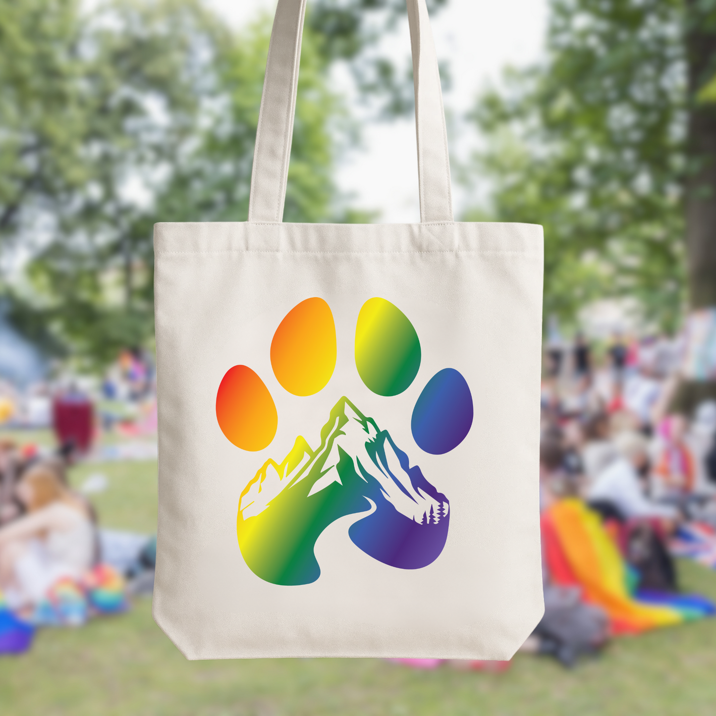 Wasatch Pup Tote Bag - Stylish & Durable Canvas Tote for Dog Lovers
