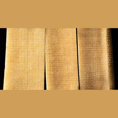 close-up of natural yak cheese chews dog treats with textured surface