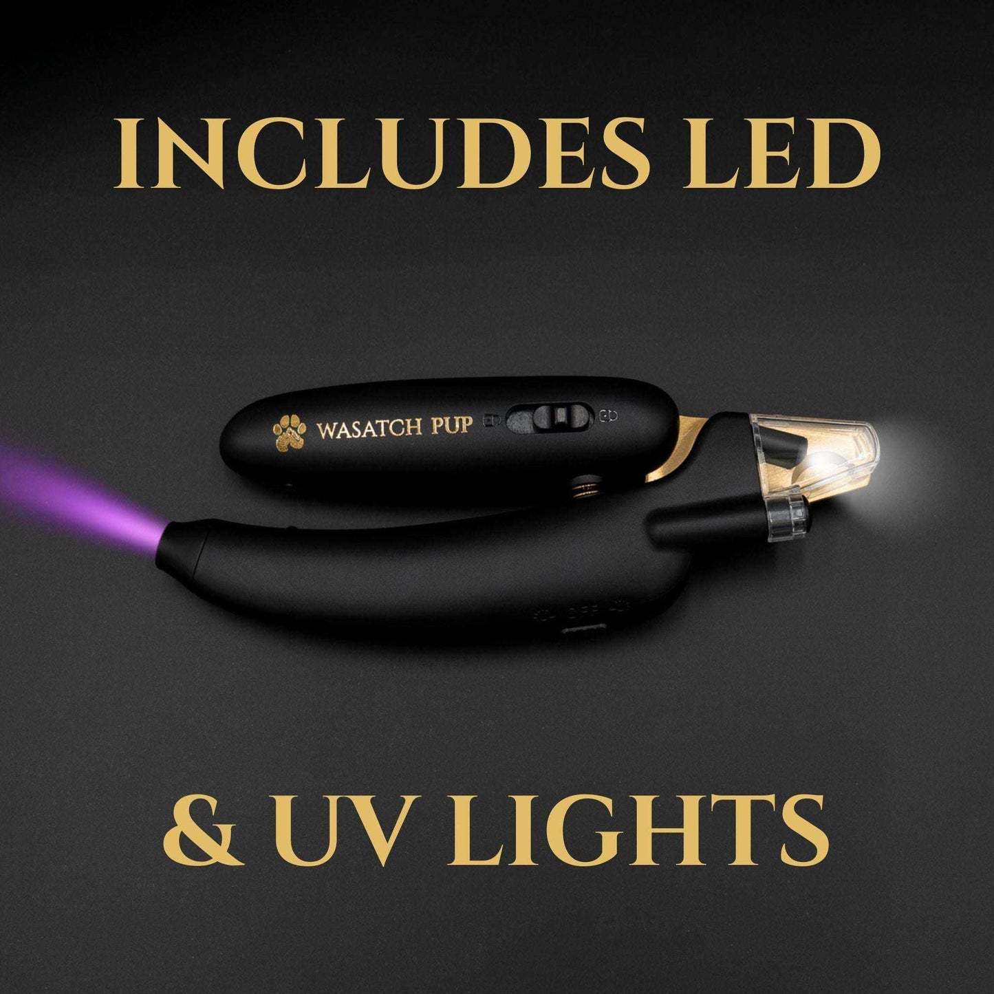 3 in 1 nail clippers with LED and UV light features