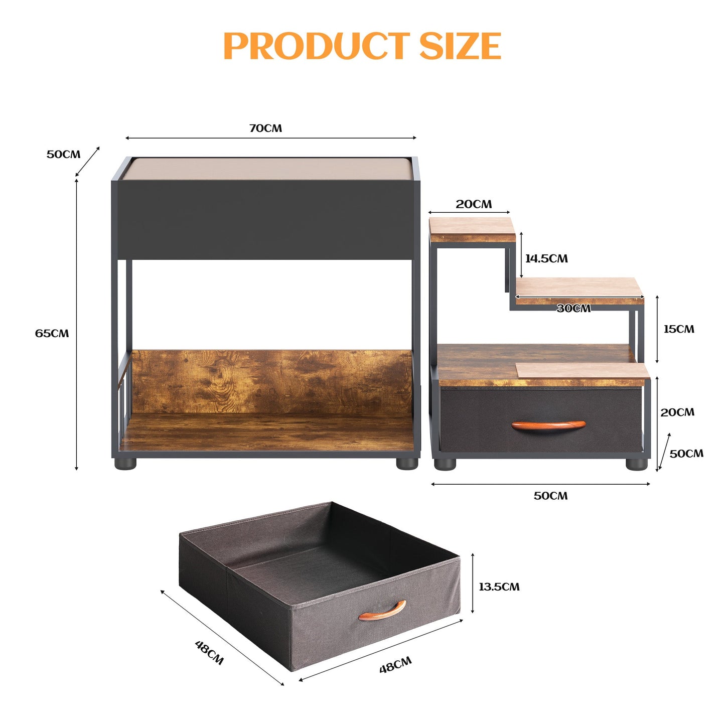 Step Window Perch,Bunk Beds Window Perch for Dogs Bedside Lounge Elevated Dog Bed Multi-Level Platform with sponge Vintage