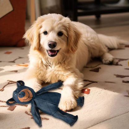Mighty Bear plush interactive pet soundmaking dog toy for teeth cleaning and anti-bite play