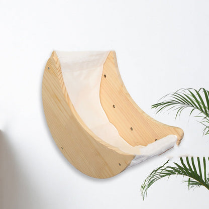 In-stock Wooden Cat Hammock For Windowsills Pet Use