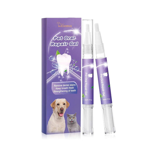 Pet Oral Repair Gel for dogs and cats with dental stain removal and breath freshening