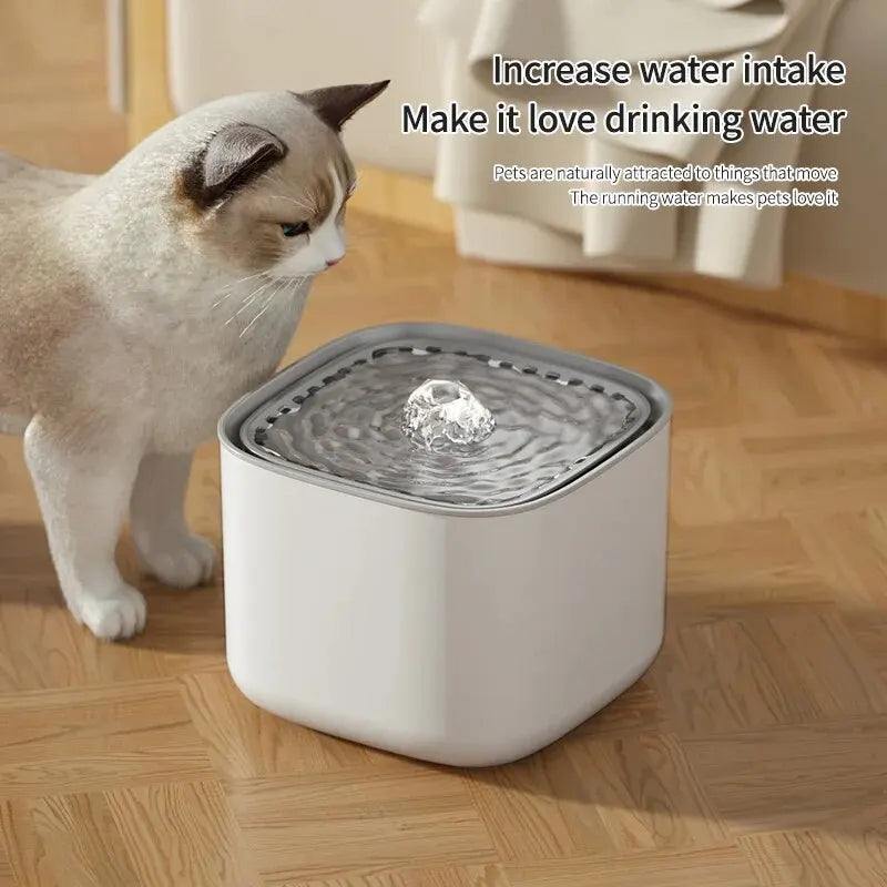 3-liter large capacity pet fountain automatic water dispenser with USB
