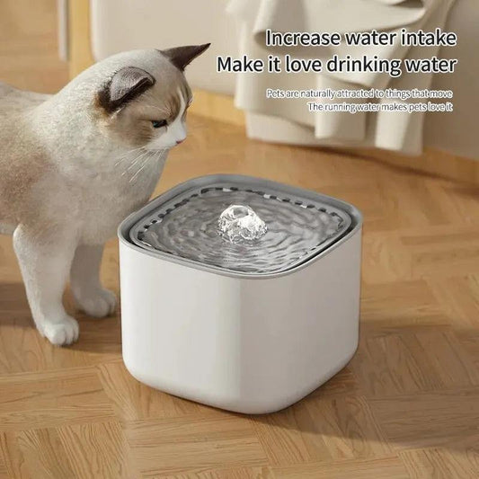 3-liter large capacity pet fountain automatic water dispenser with USB