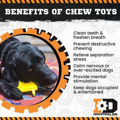 Tractor Nylon Dog Toy for Aggressive Chewers! | USA Made | SodaPup