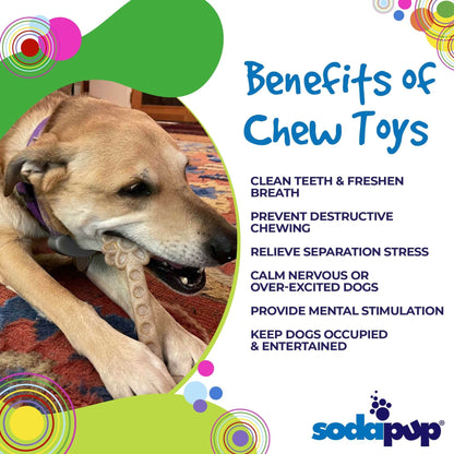 Flower Tower Nylon Chew -Durable Enrichment Toy for Aggressive Chewers