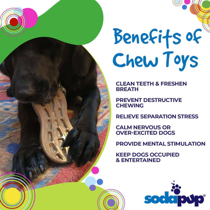 Peanut Nylon Dog Chew Toy – Safe, Ultra-Durable for Aggressive Chewers