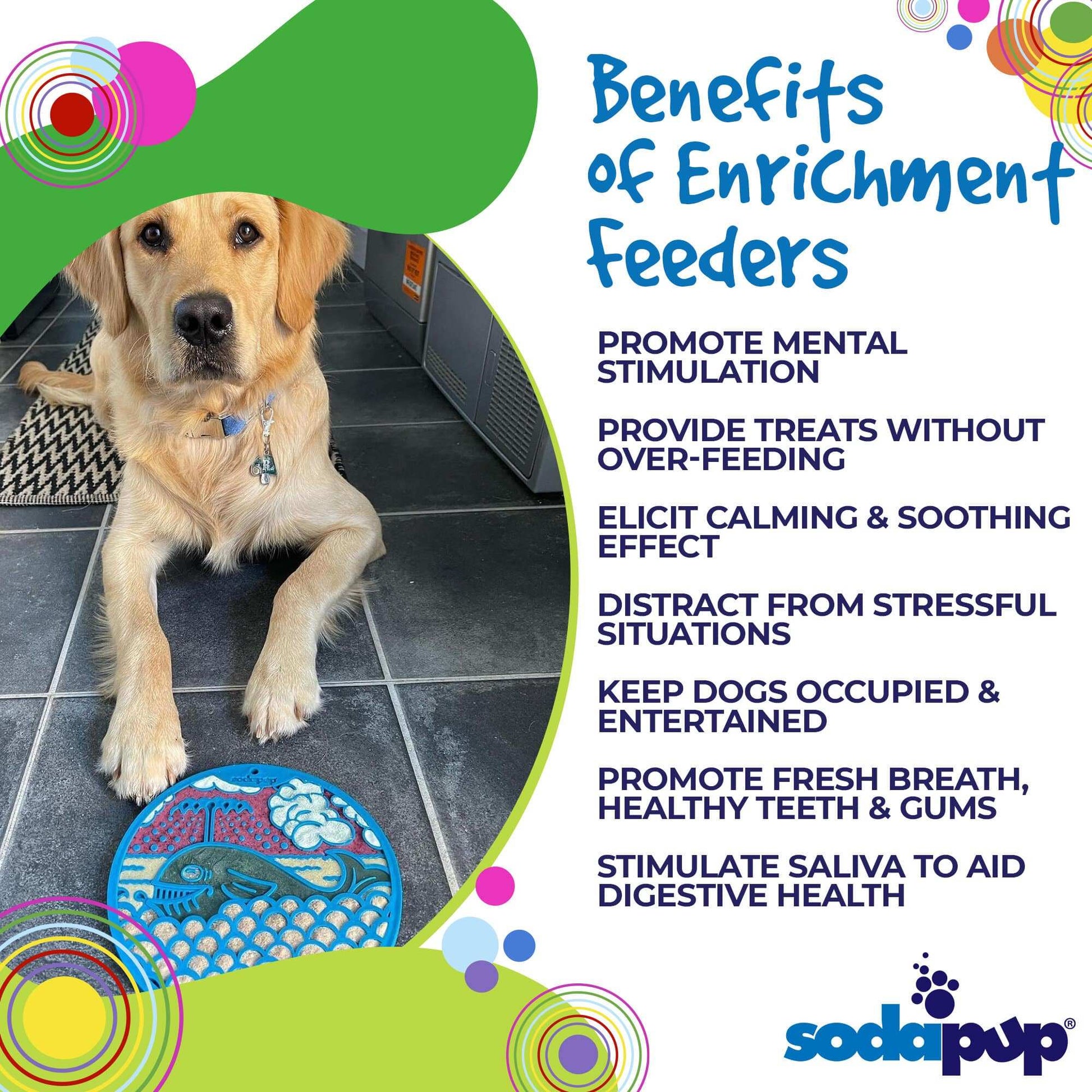 Whale eMat - Ocean-Inspired Dog & Cat Enrichment Lick Mat Suction Cups
