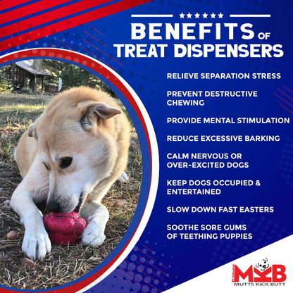 Cupcake eDispenser Durable Rubber Chew Toy & Treat Dispenser for Dogs
