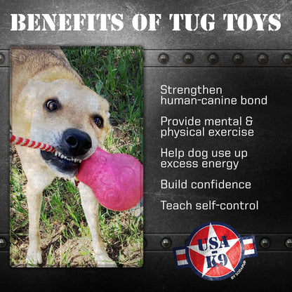 USA-K9 Skull Durable Rubber Chew Toy for Heavy Chewers Treat Dispenser