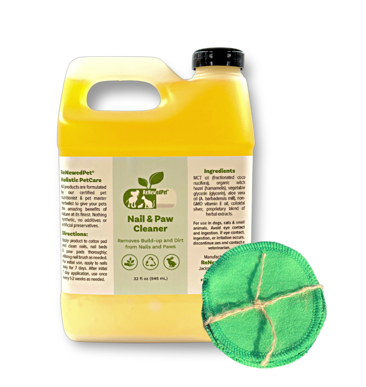 4-ALL PETS Nail Paw Cleaner natural pet nail cleaning solution
