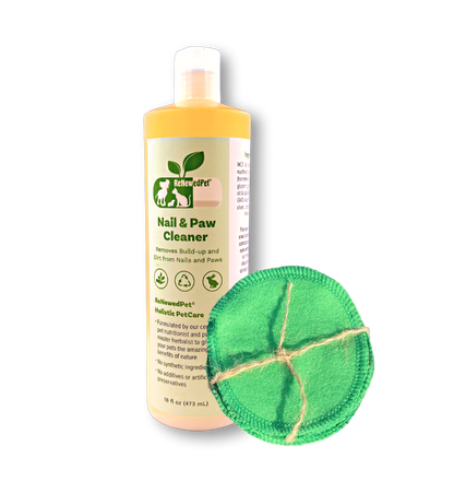 4-ALL PETS natural nail and paw cleaner bottle